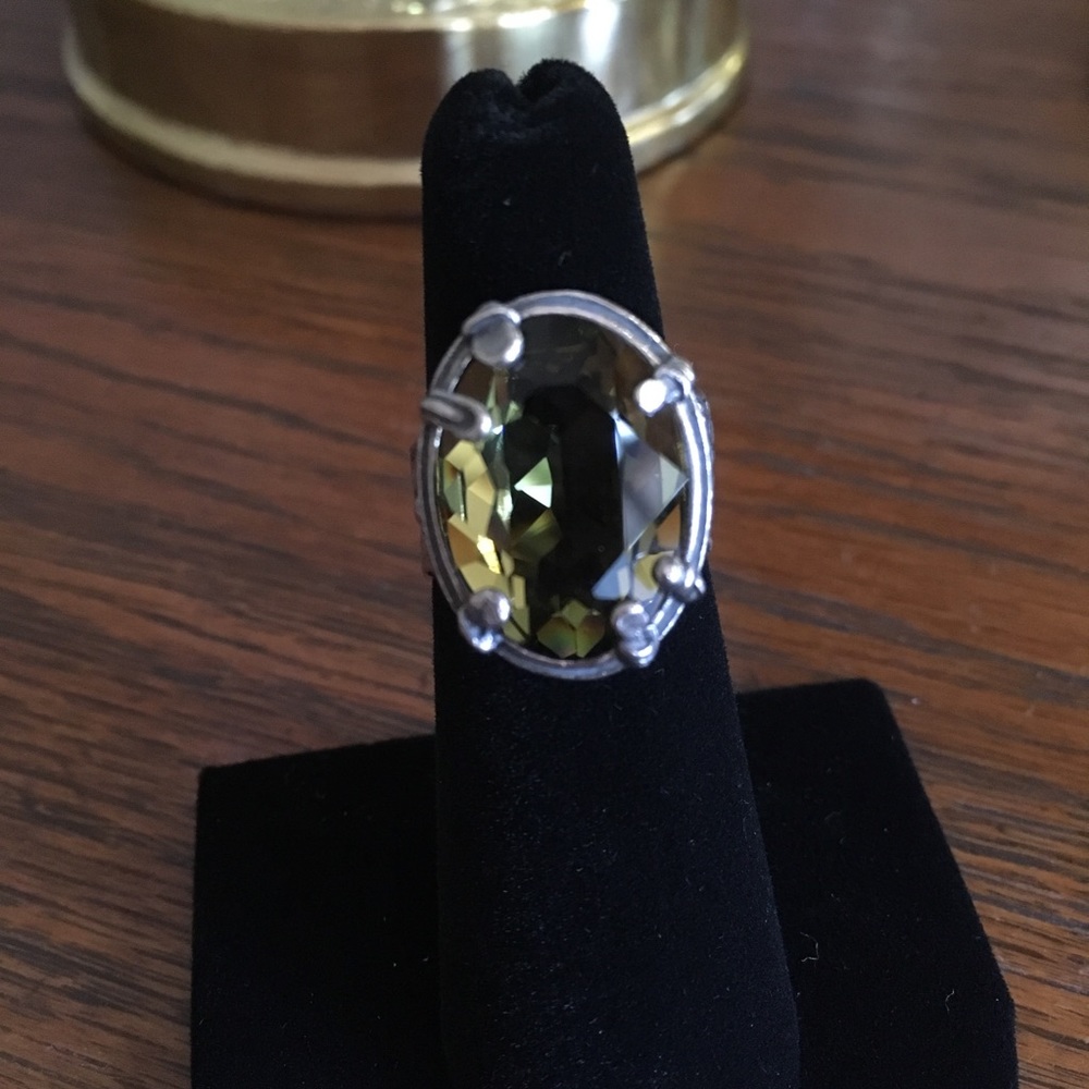 Silpada Sterling Silver Swarovski Crystal Ring